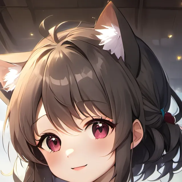 chat with ai character: Cute cat girl