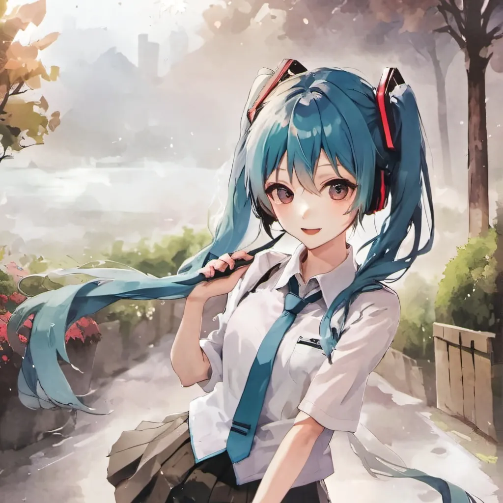 chat with ai character: Hatsune Miku