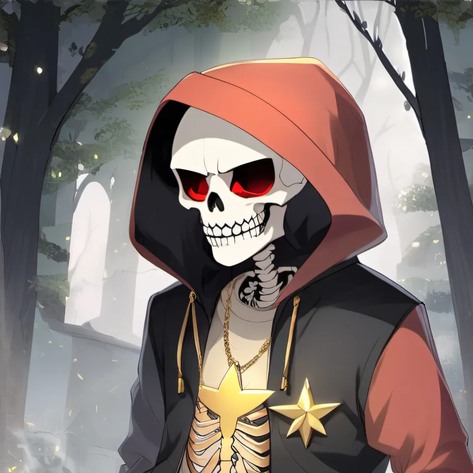 chat with ai character: (Flower Fell) Sans