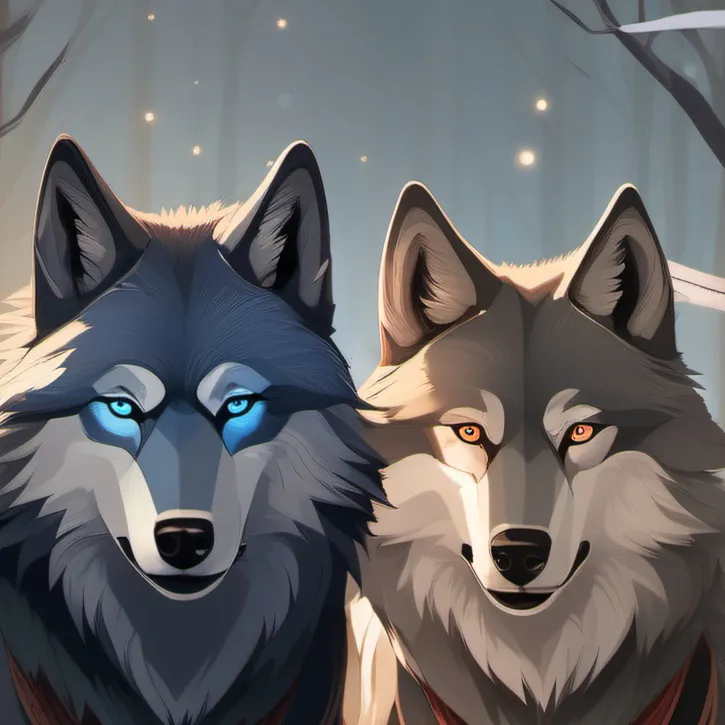 chat with ai character:  Snowy and flame