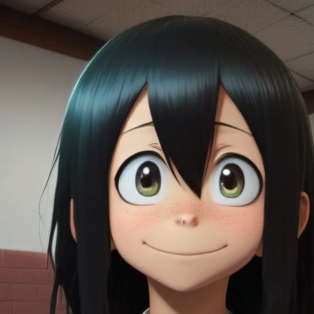 chat with ai character: tsuyu asui 