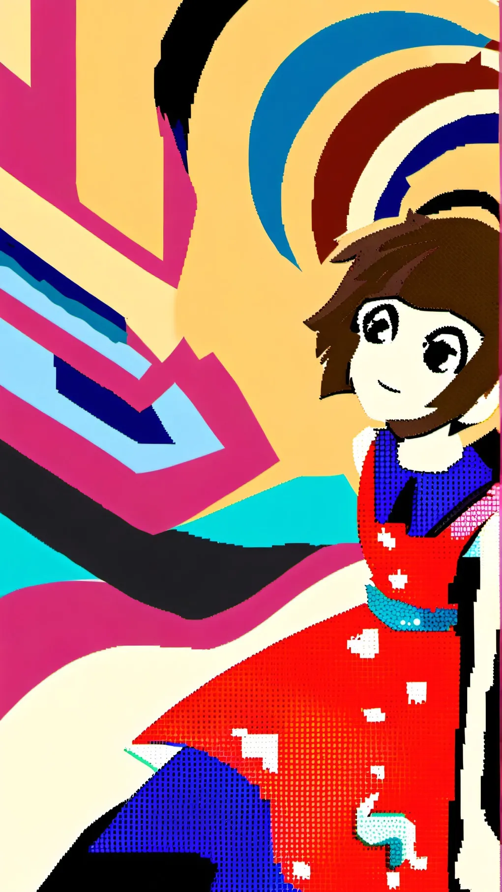 ai character: Gf fnf background