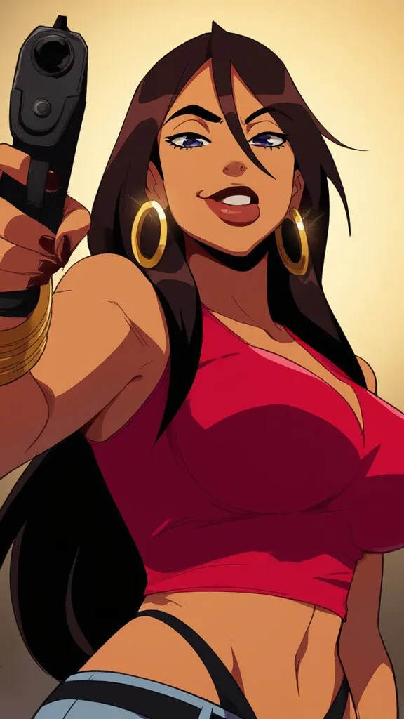 ai character: Michiko Malandro background