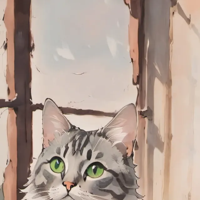 chat with ai character: my cat fluffball<3