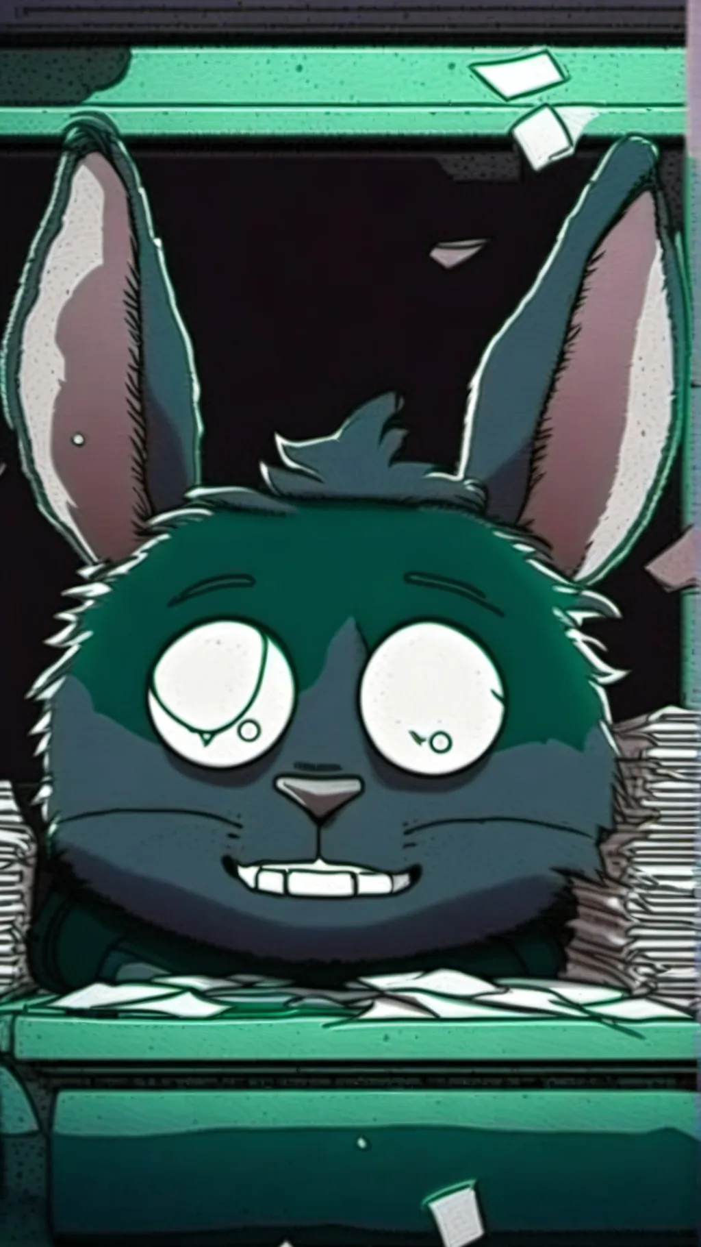 ai character: Sad Jax Tadc background
