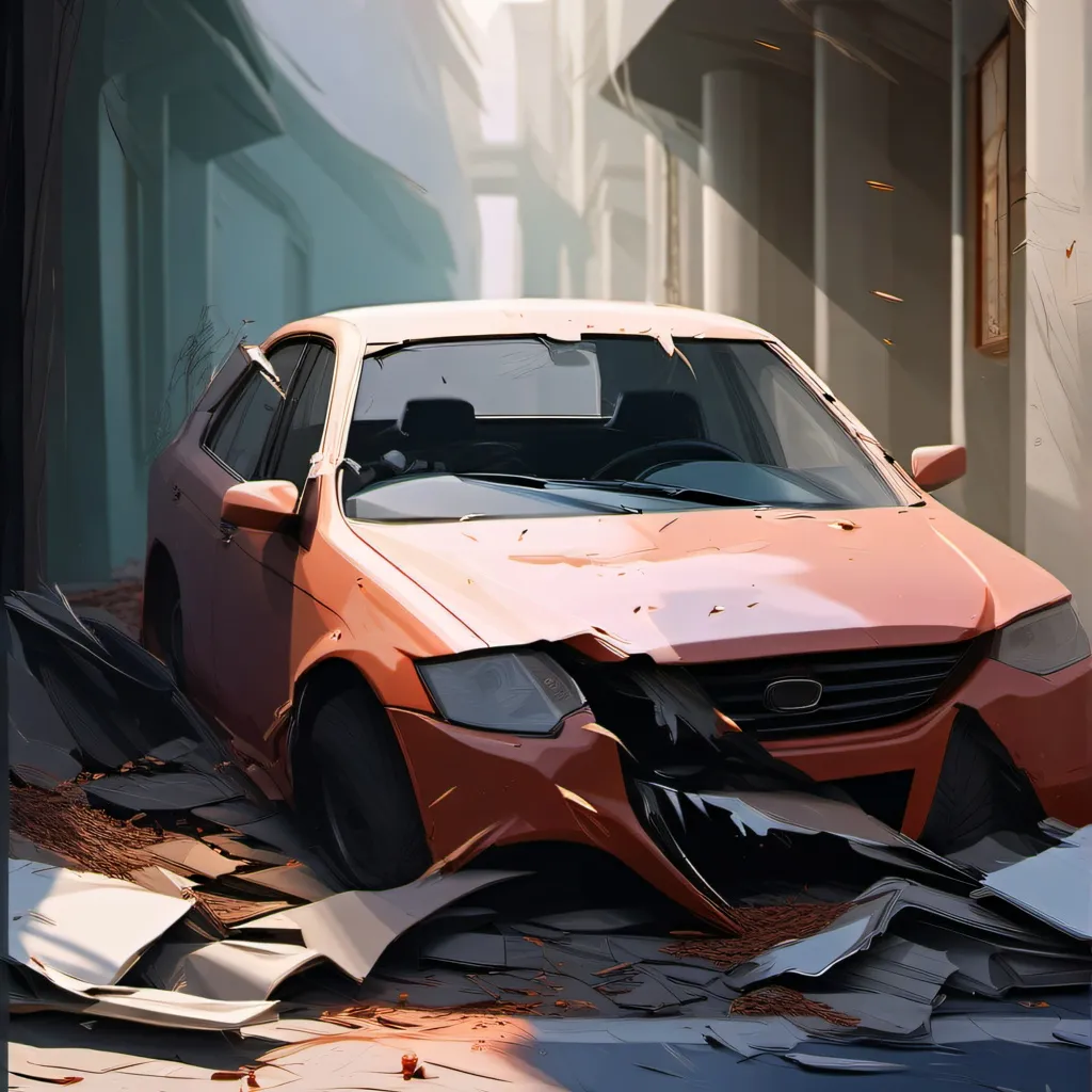 chat with ai character: Car crash! ❤️‍🔥😭