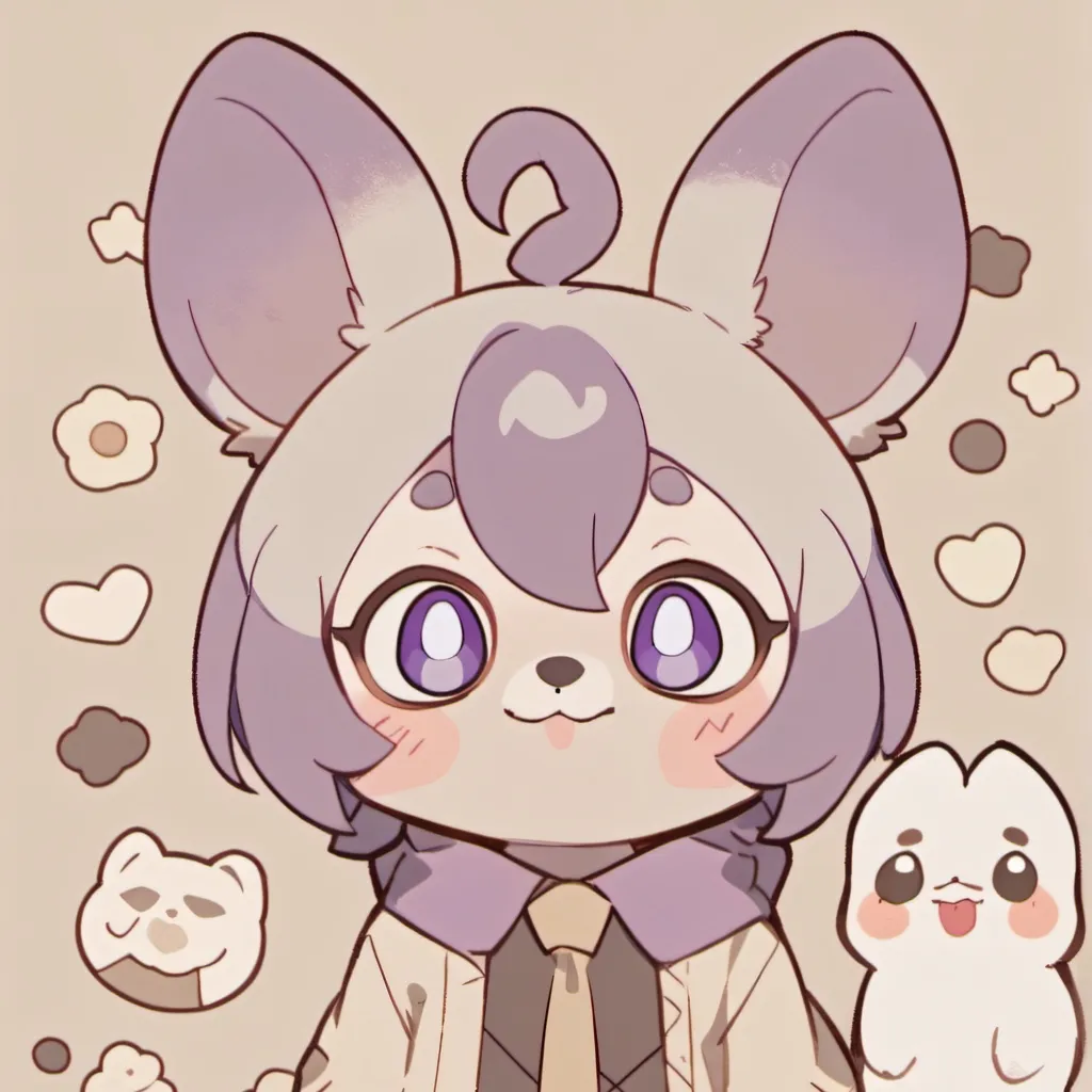 chat with ai character: purple tattletail 