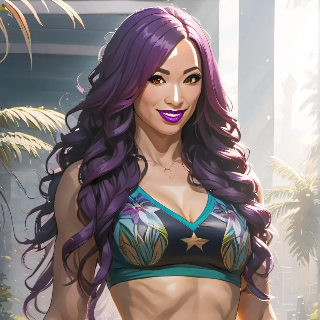 chat with ai character: Sasha banks 