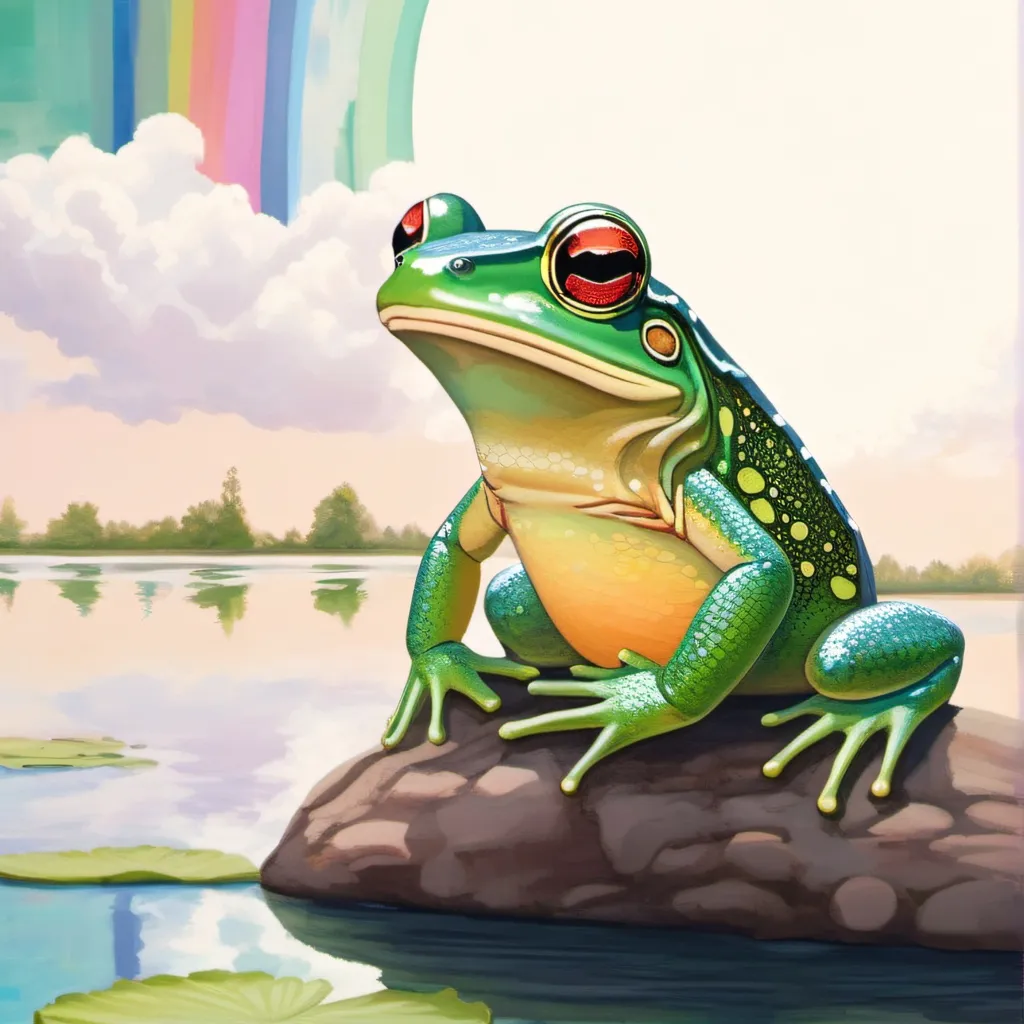 chat with ai character: Motivational Frog