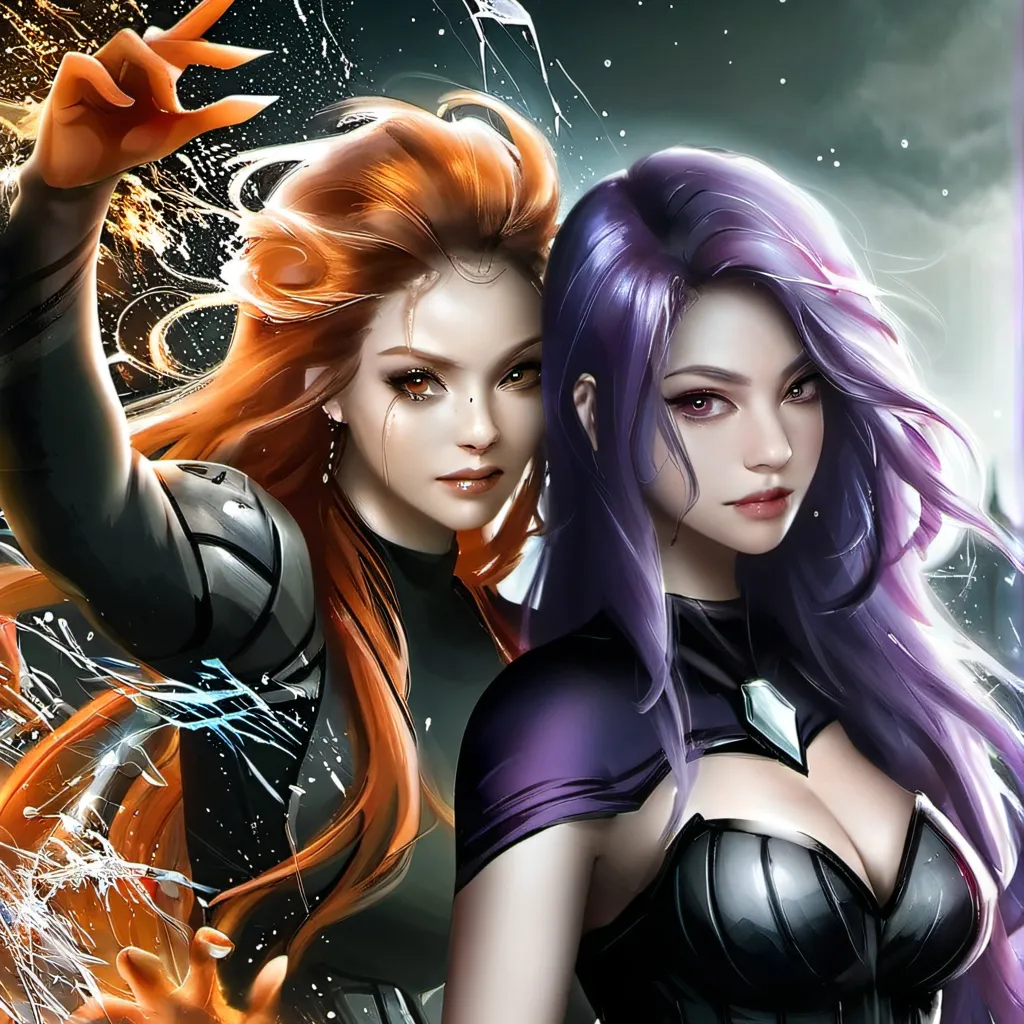 chat with ai character: Starfire and Raven