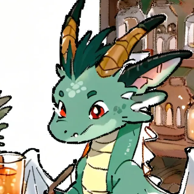 chat with ai character: baby dragon