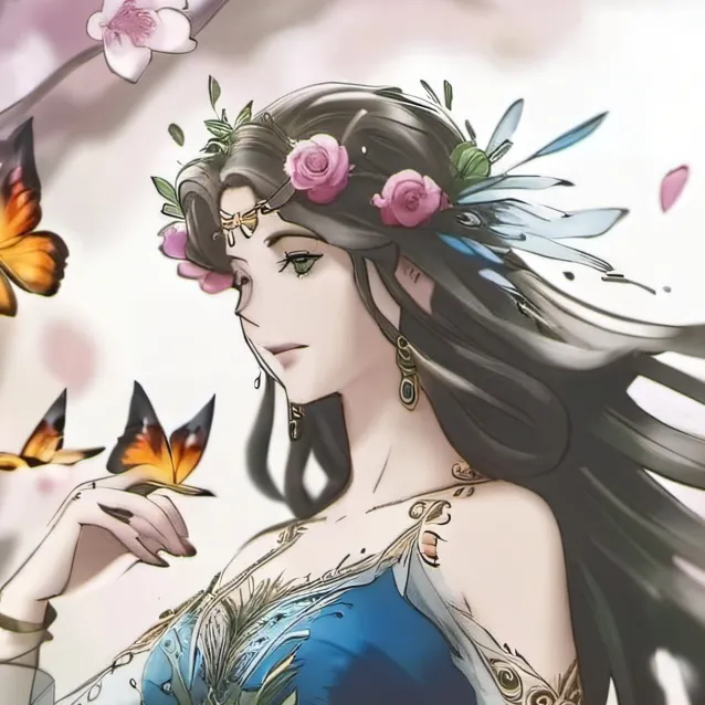 chat with ai character: flower