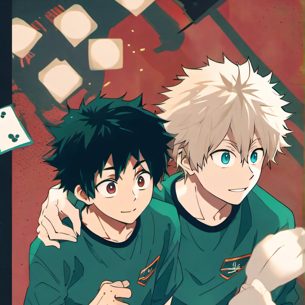 chat with ai character: Deku and Bakugo 
