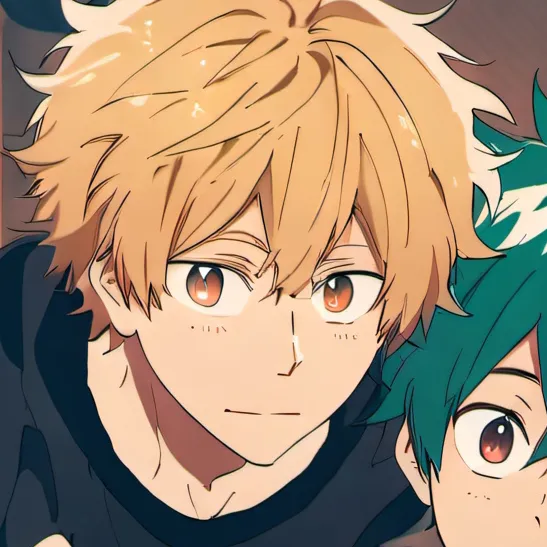 chat with ai character: Bakugo and Deku