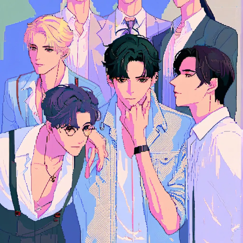 chat with ai character: 7 boyfriendS