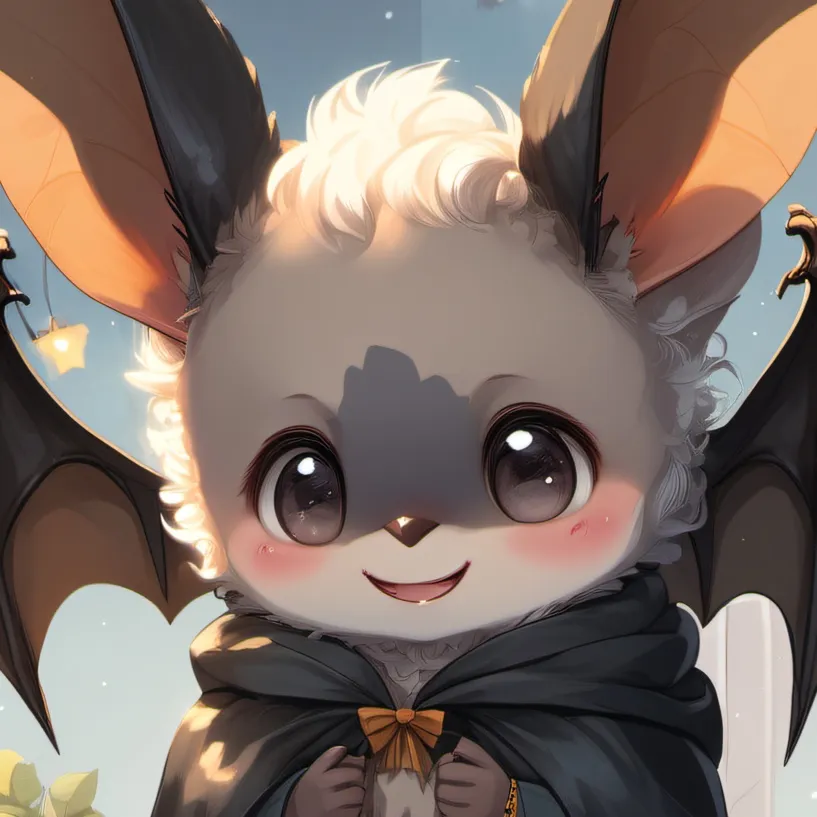 chat with ai character: A baby bat