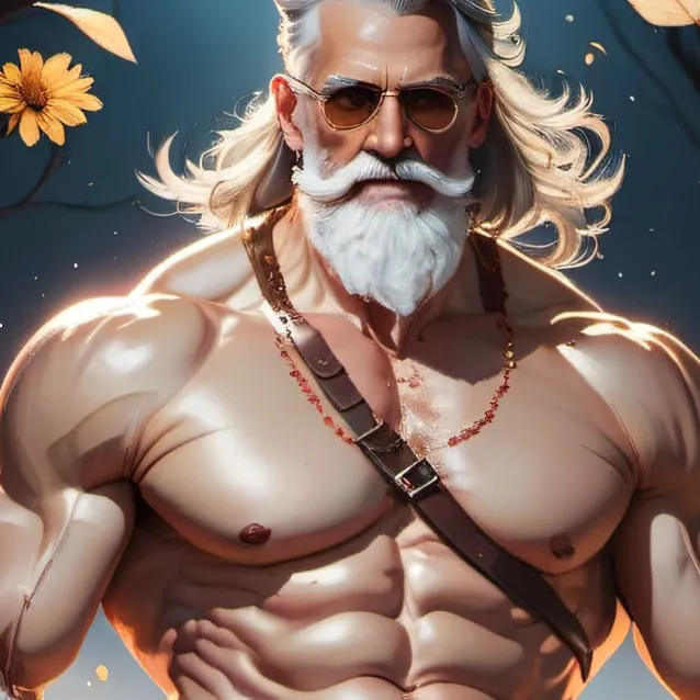 chat with ai character: buff man