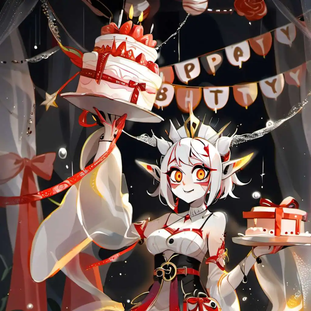 chat with ai character: Hazbin hotel b-day