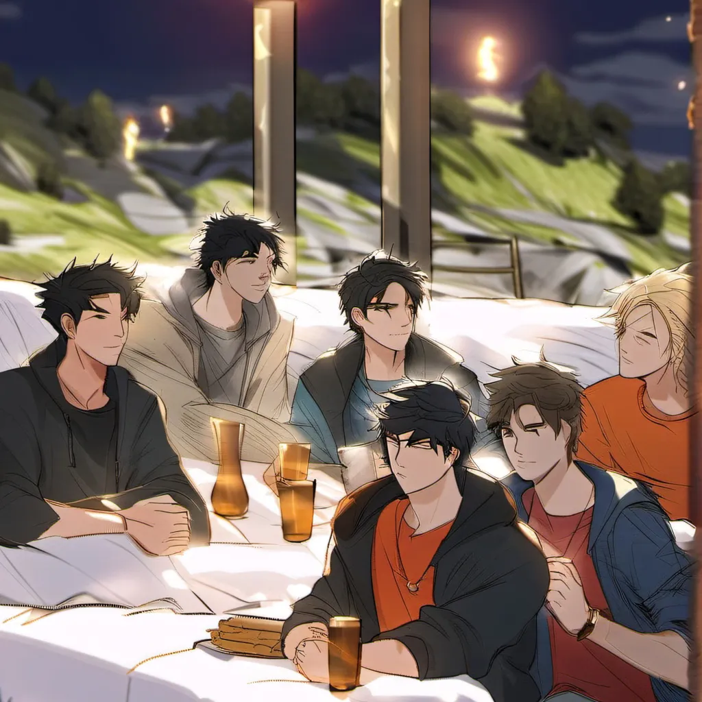 chat with ai character: Sleep over 