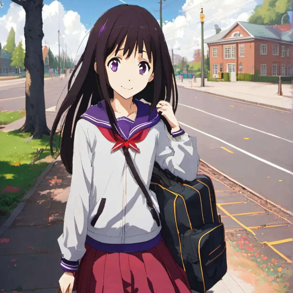 chat with ai character: chitanda eru