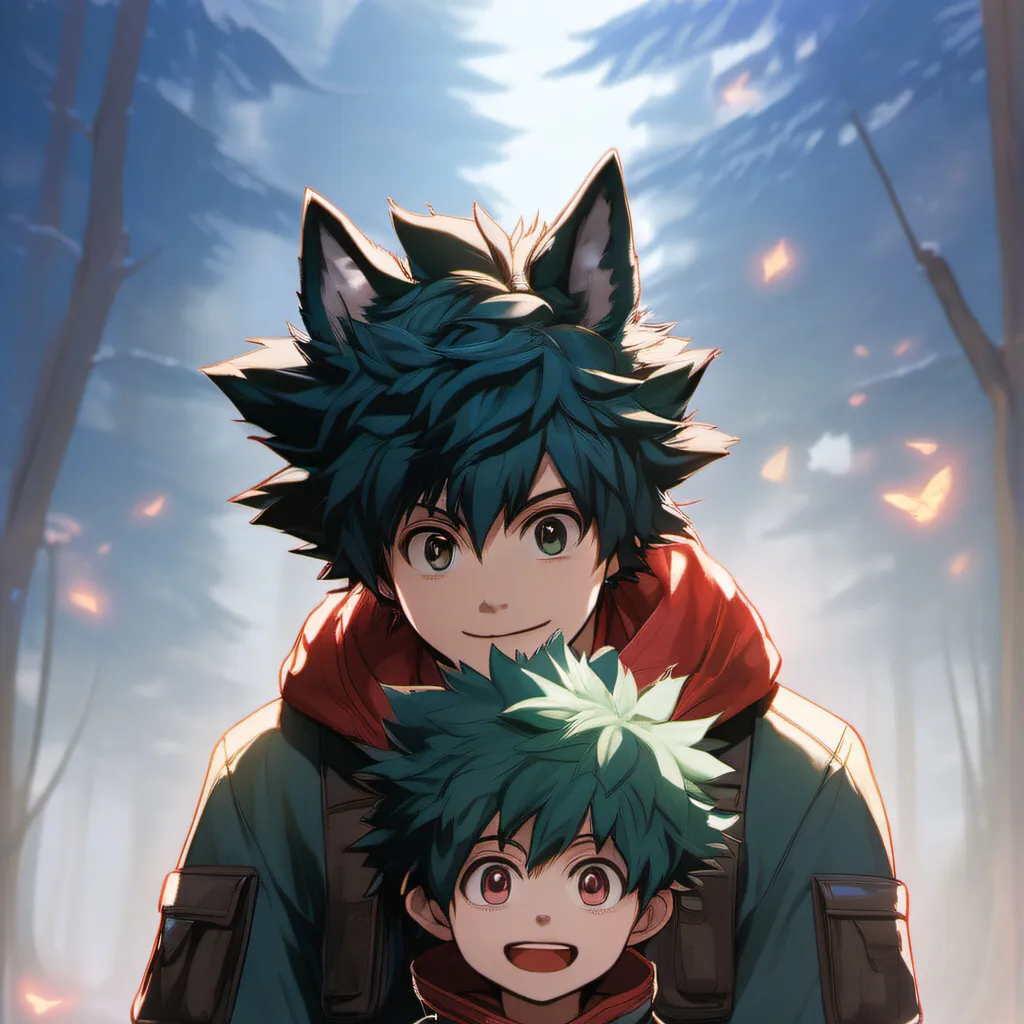 chat with ai character: >Deku and his son<