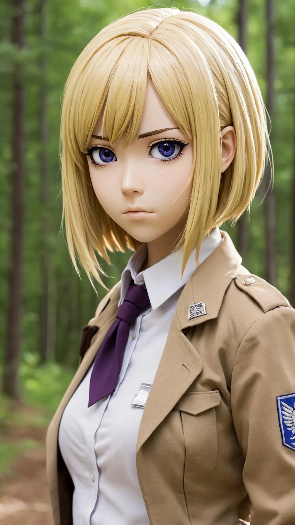 ai character: AOT RPG background