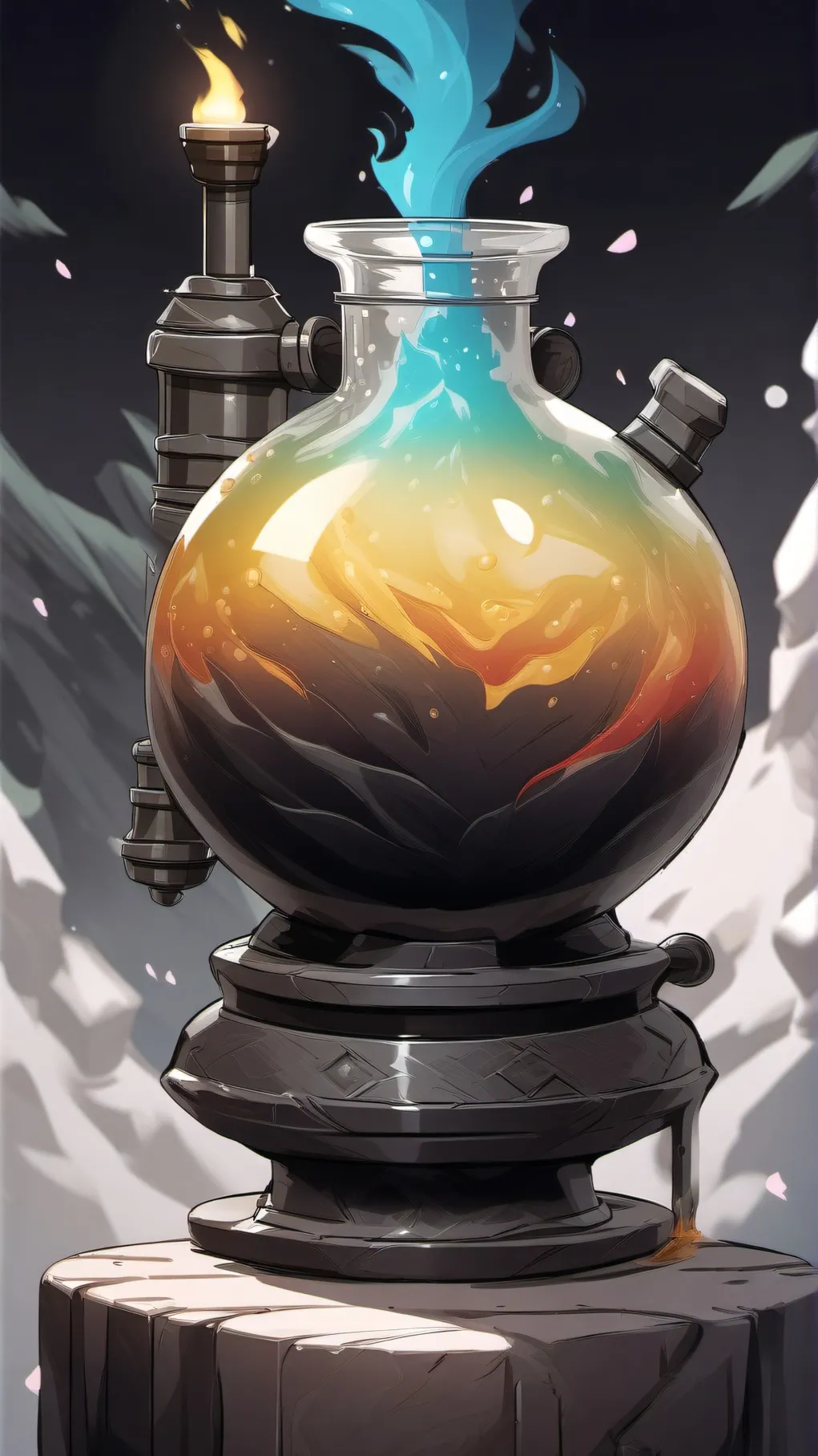 ai character: Suspicious Potion background