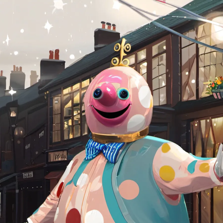 chat with ai character: mr blobby
