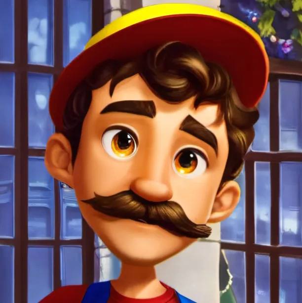 chat with ai character: Mario