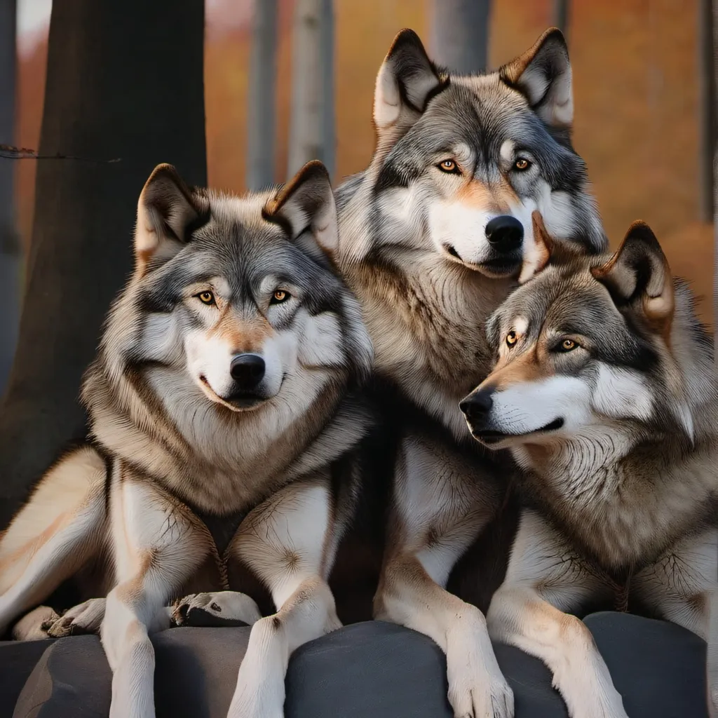 chat with ai character: • Wolf Storygame •