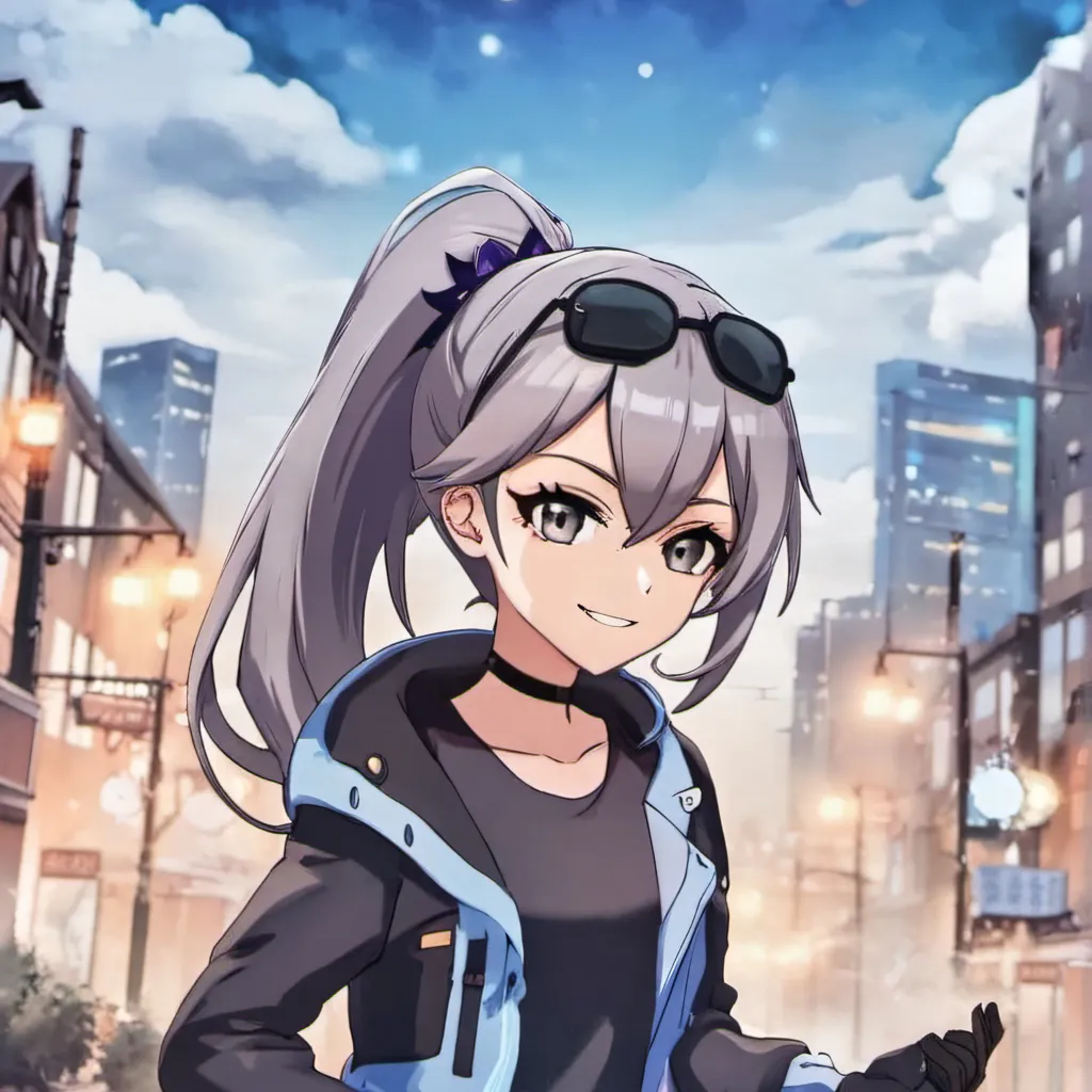 chat with ai character: Blue silverwolf