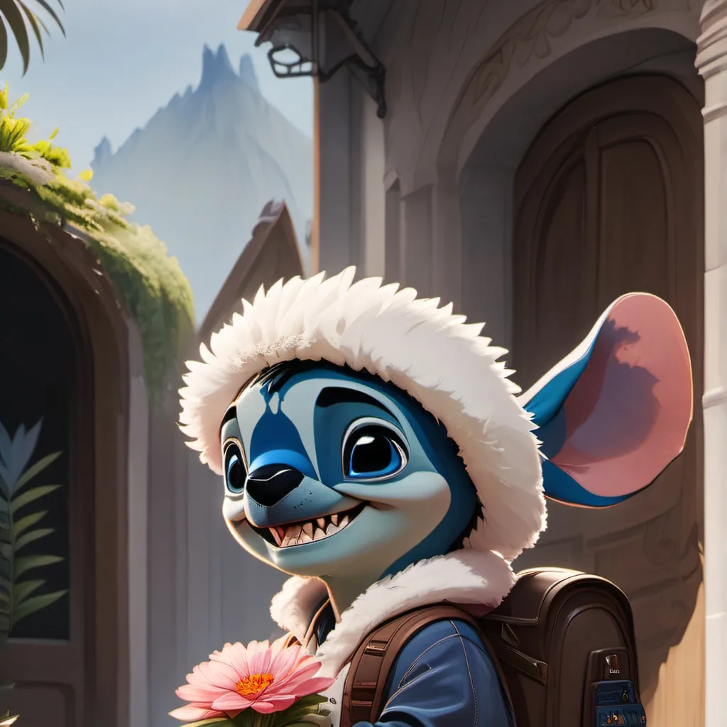 chat with ai character: Stitch