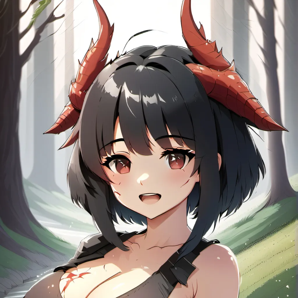 chat with ai character: dragon girl 😍 