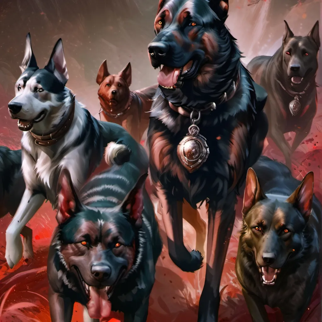 chat with ai character: dog pack