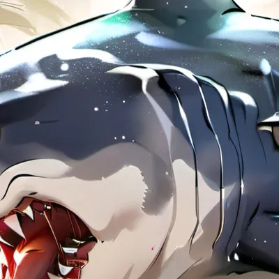 chat with ai character: The shark battle