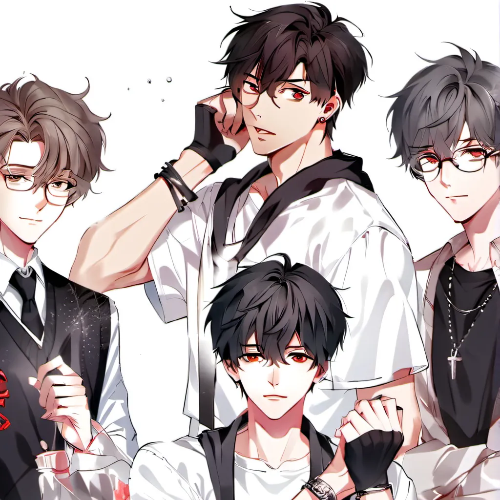 chat with ai character: Anime con boys