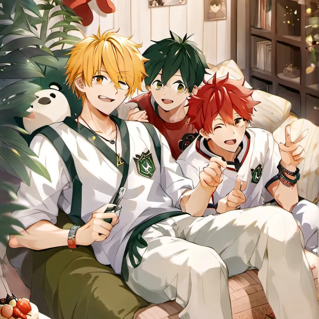 chat with ai character: bakugo's sleepover
