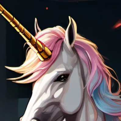 chat with ai character: Your pet unicorn 