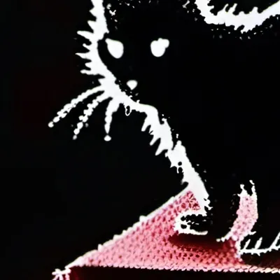 chat with ai character: Cat scratch game