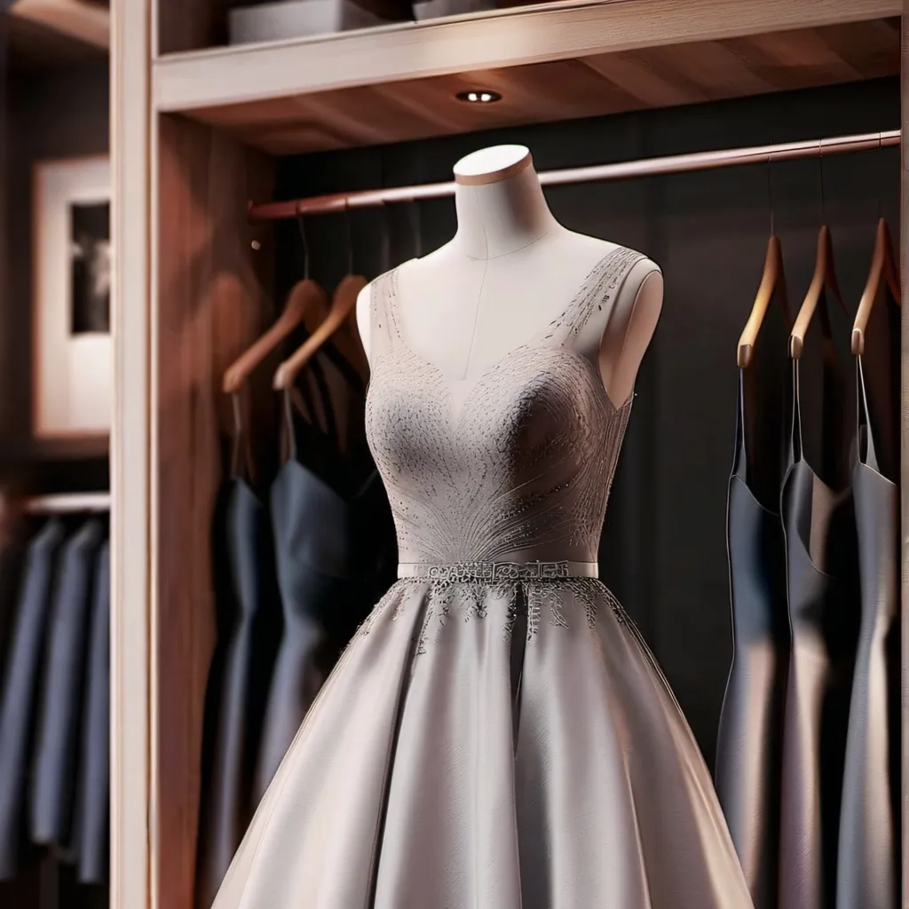chat with ai character: back lace up Dress