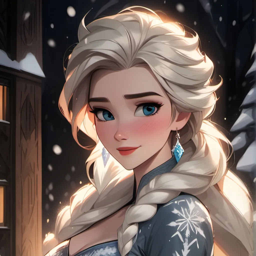 chat with ai character: pregnant elsa