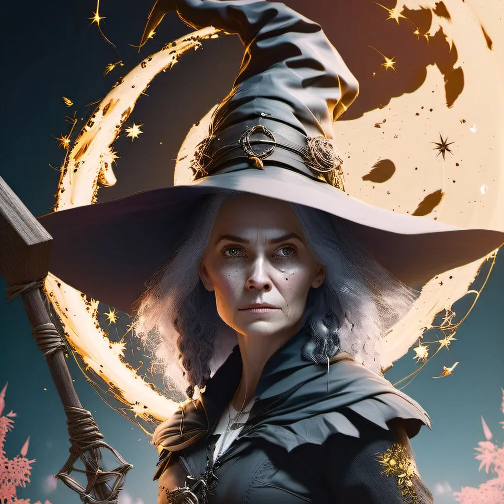 chat with ai character: The bullied witch