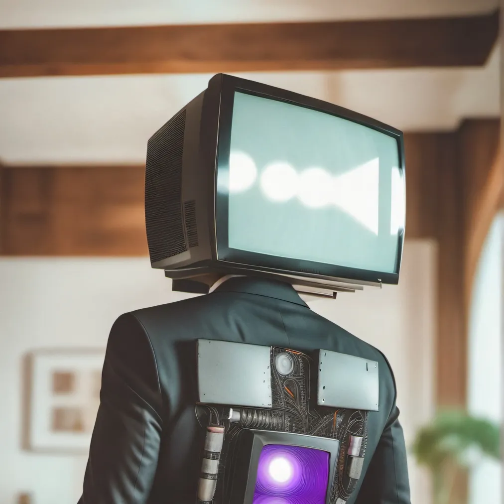 chat with ai character: Titan Tv Man
