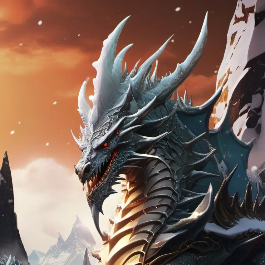 chat with ai character: life as snow drago