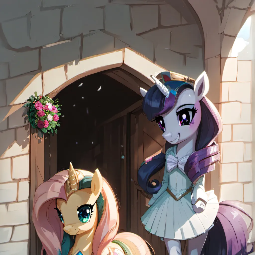 chat with ai character: FlutterShy &Rarity