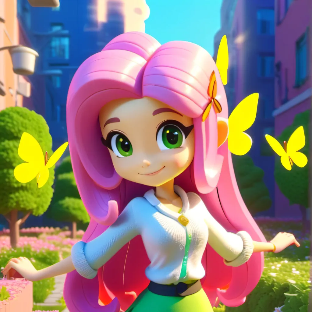 chat with ai character: FlutterShy 
