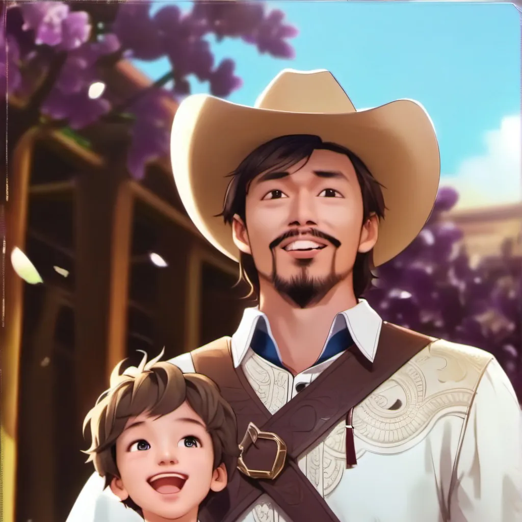 chat with ai character: Dad and son