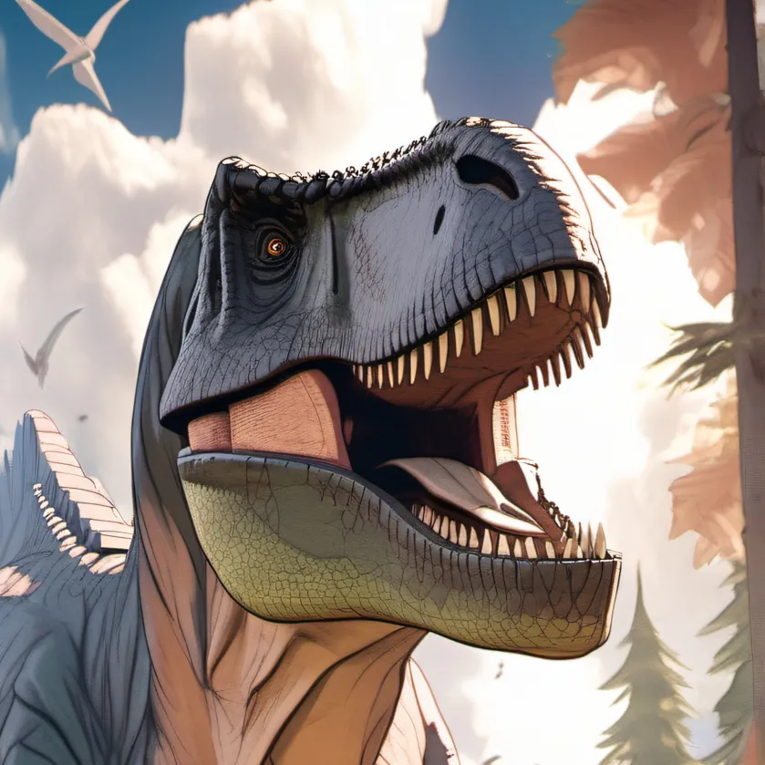 chat with ai character: Grown-up T-Rex