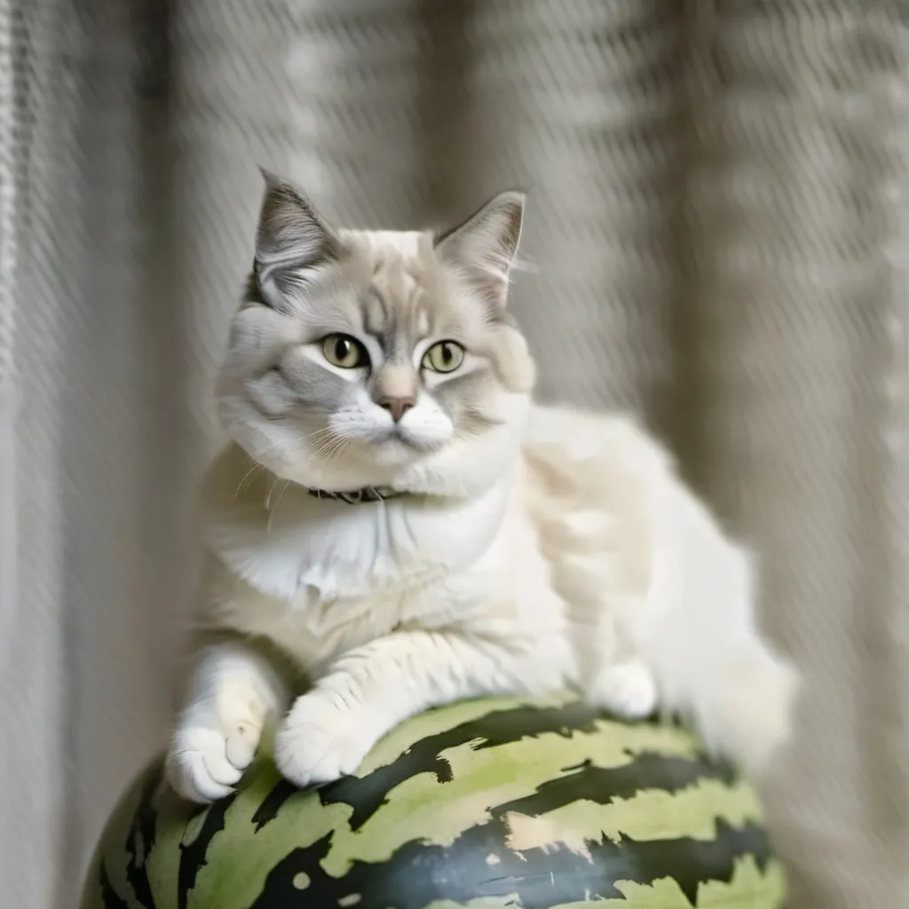 chat with ai character: Watermelon cat