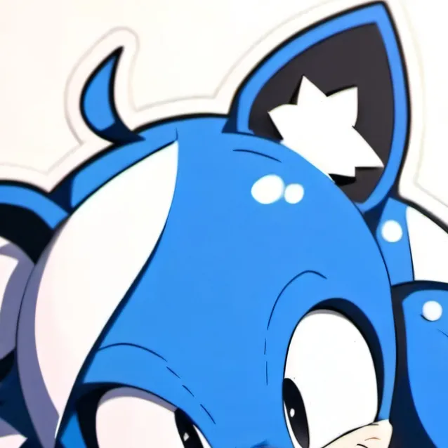 chat with ai character: Blue hegog girl